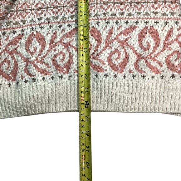 Vintage fair isle geometric kint sweater by Christopher & Banks  Size Large - Picture 5 of 7